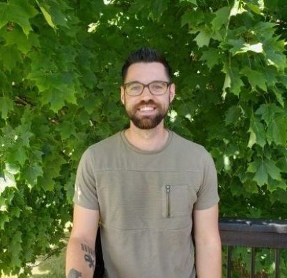 An image of Ryan Farrell, the Christian (Reformed/Presbyterian) Pastor/Chaplain at the Spirituality Centre.