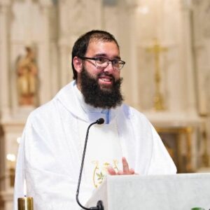 An image of Steven Gaudet, the Christian (Roman Catholic) Chaplain at the Spirituality Centre.